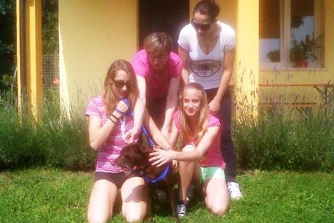 Pepe con la nuova famiglia